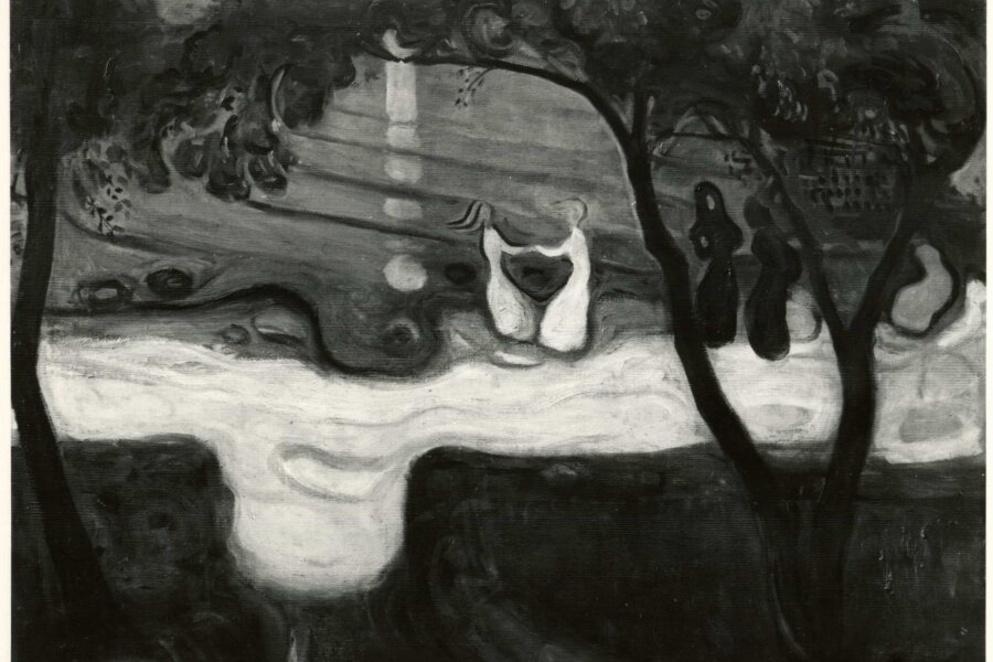 Eduard Munch, Tanec na břehu, NGP